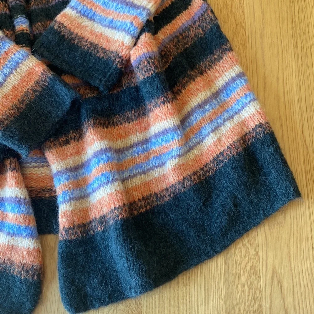 Free People Alpaca Striped Oversized Cardigan - Picture 7 of 16